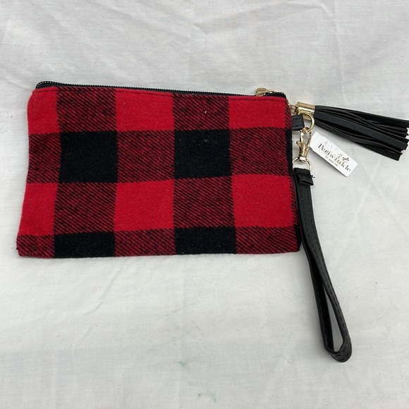 NEW!! Periwinkle by Barlow makeup/wallet hand bag sz 8x5 - Picture 2 of 5